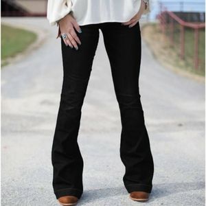 DEAR JOHN BACKSTAGE FLARE BLACK JEANS